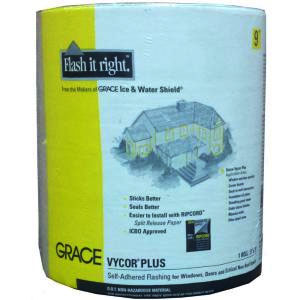 GRACE 12" X 75 FT VYCOR PLUS SELF ADHERED FLASHING (6/BX) - Arlington Coal & Lumber