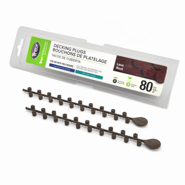 Main 2 - Trex® Decking Plugs Lava Rock - 80 count/pack - Arlington Coal & Lumber