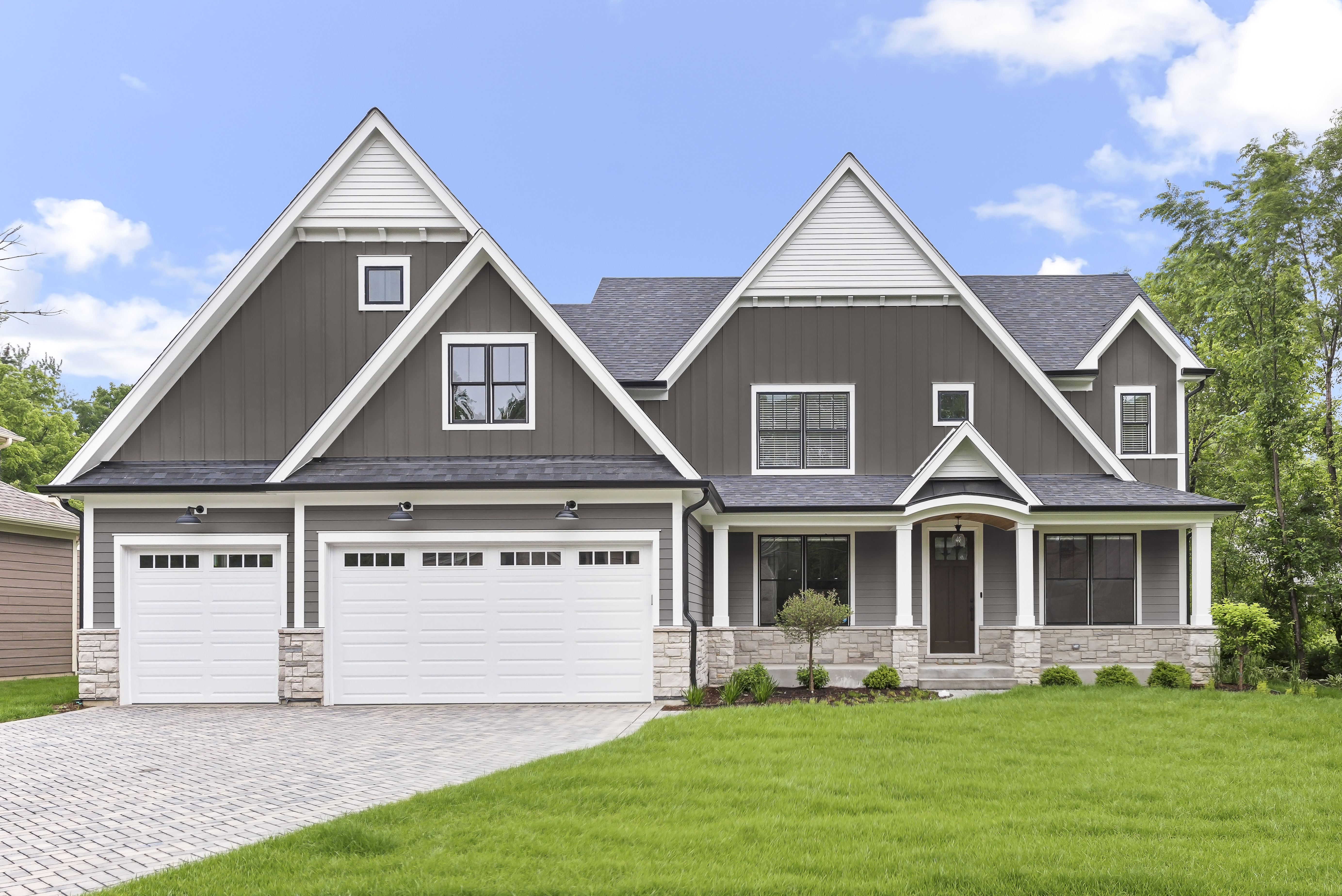 Main 2 - HARDIE PANEL HZ5 48 IN. X 120 IN. STATEMENT COLLECTION RICH ESPRESSO SMOOTH FIBER CEMENT PANEL SIDING - Arlington Coal & Lumber