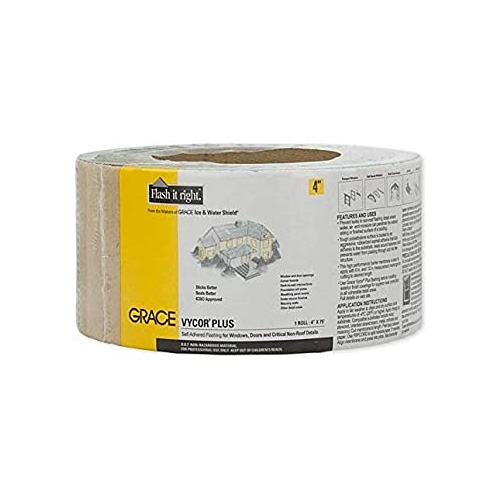 Main 3 - GRACE 4" X 75 FT VYCOR PLUS SELF ADHERED FLASHING (18/BX) - Arlington Coal & Lumber