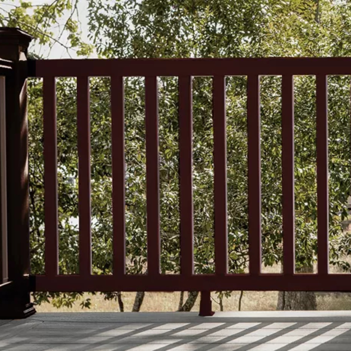 Main 7 - 6-ft x 42-in Transcend Horizontal Rail Kit with Composite Balusters - Vintage Lantern Full Span - Arlington Coal & Lumber