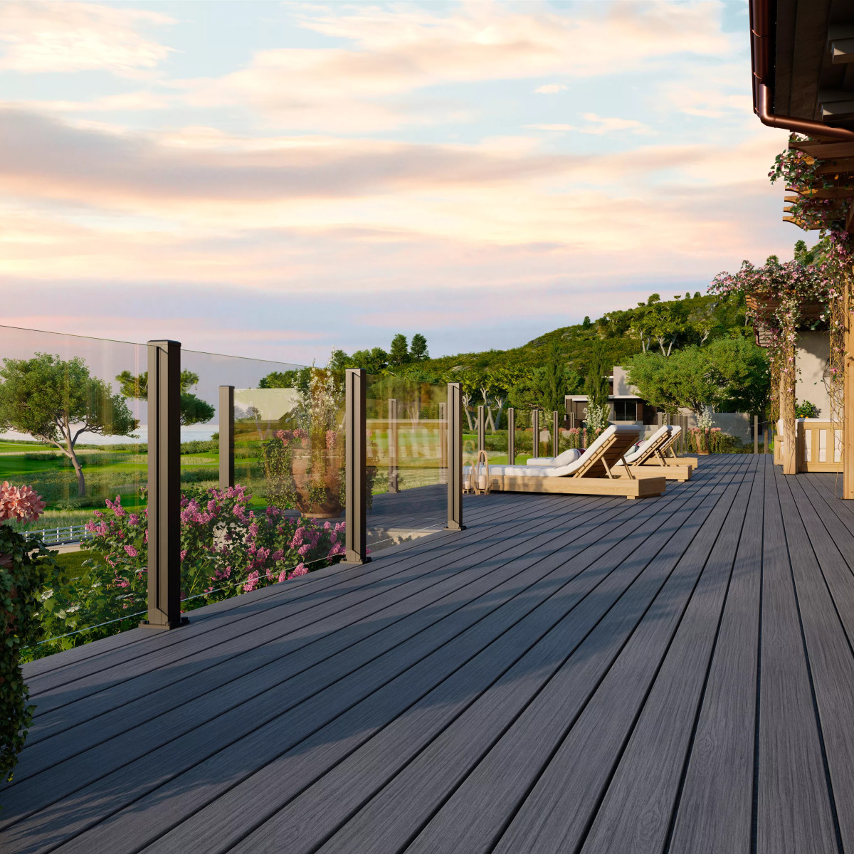 Main 1 - Frameless Glass Infill Kit - Horizontal (One Size) - Arlington Coal & Lumber