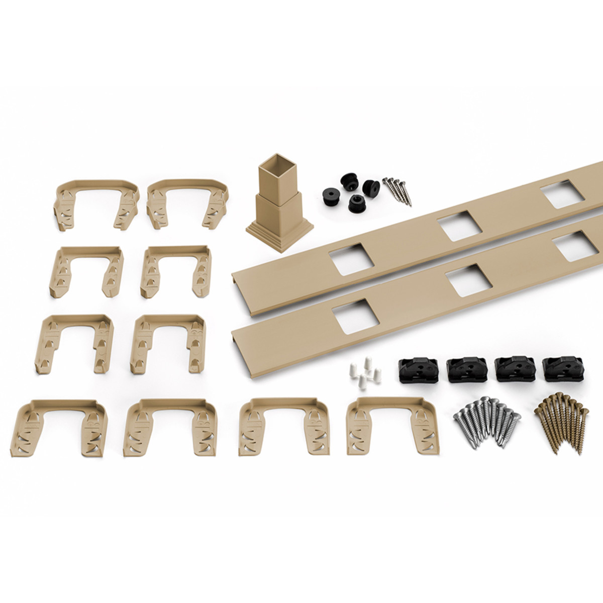 Main 7 - 8-ft Transcend Accessory Infill Kit for Square Composite Balusters - Horizontal - Rope Swing Full Span - Arlington Coal & Lumber
