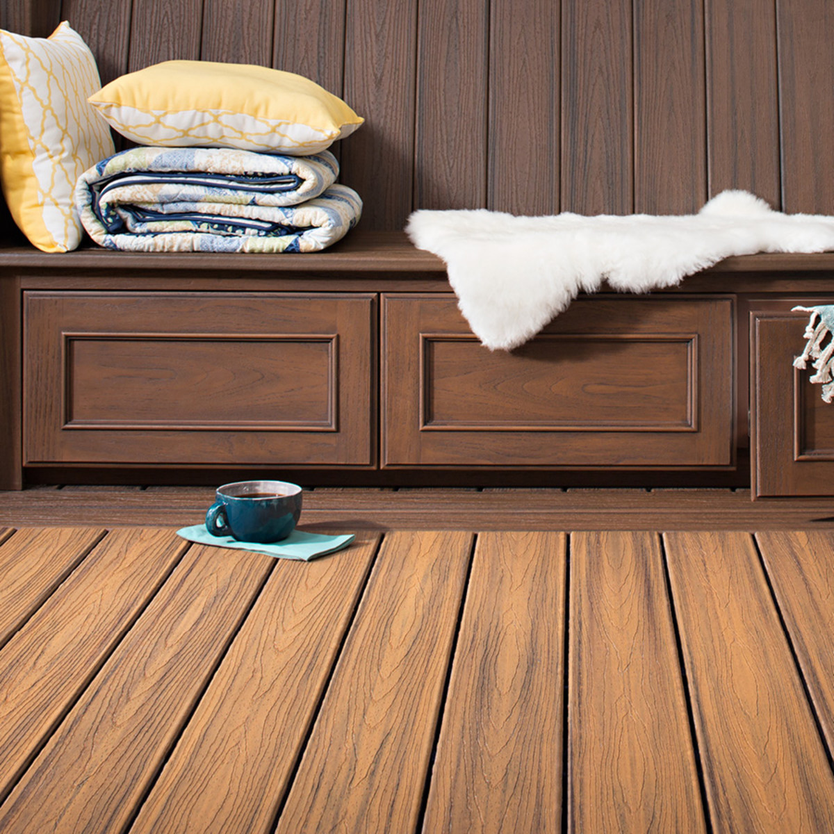 Main 3 - .94-in x 5.5-in x 12-ft Grooved Transcend® Havana Gold - Arlington Coal & Lumber
