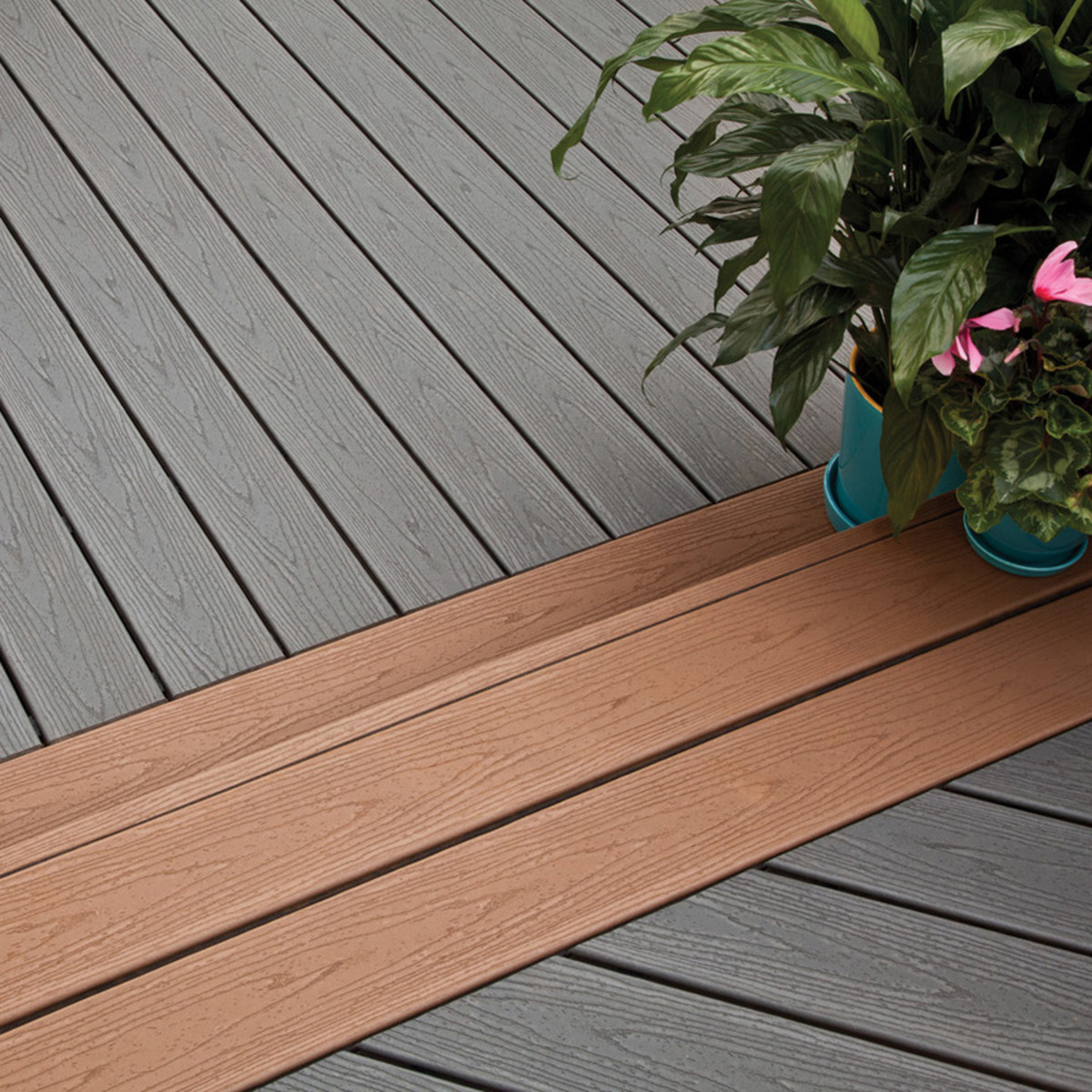 Main 5 - 12 FT TREX ENHANCED BASICS DECK BOARDS BEACH DUNE - Arlington Coal & Lumber