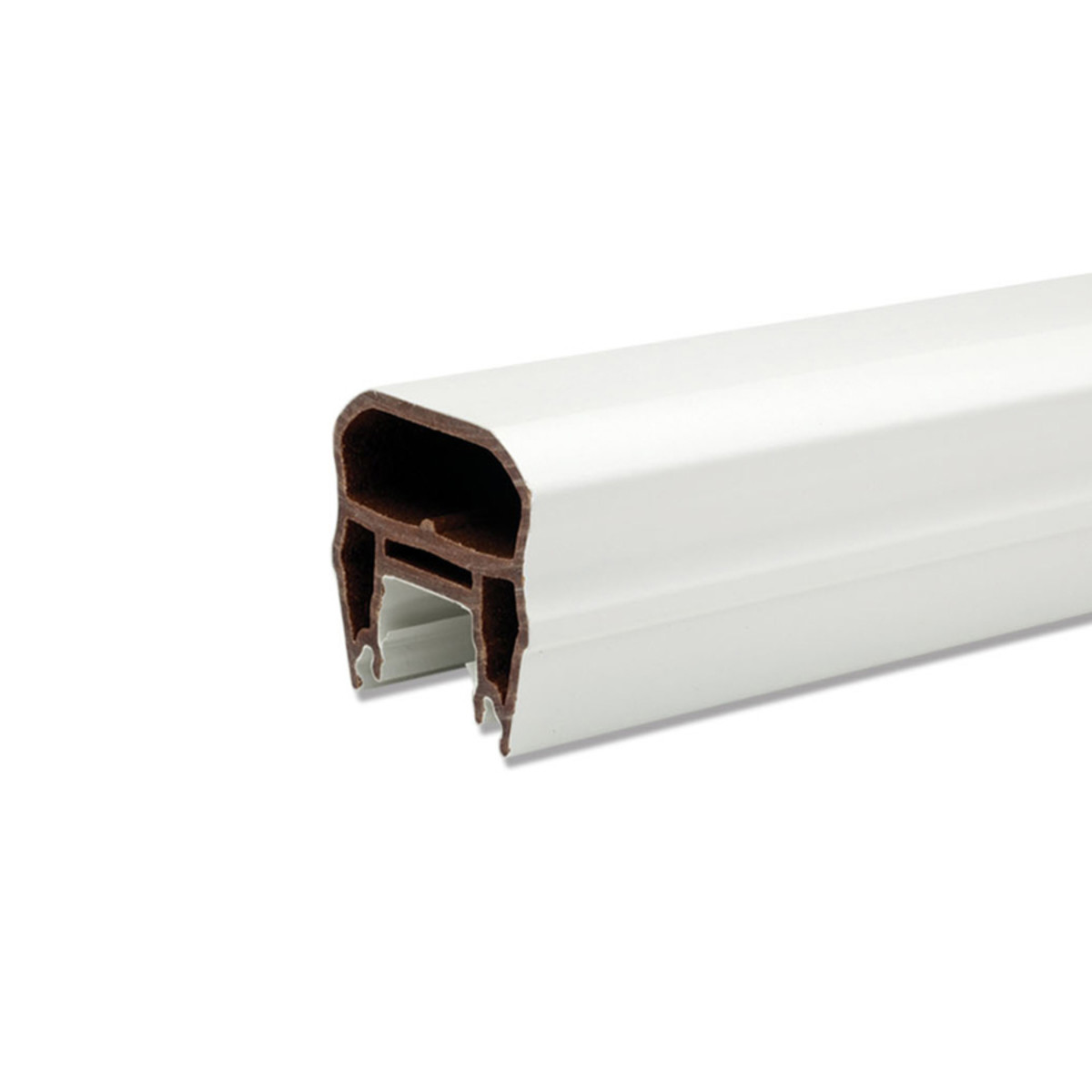 Main 5 - 6-ft Transcend® Crown Top Rail - Classic White Full Span - Arlington Coal & Lumber