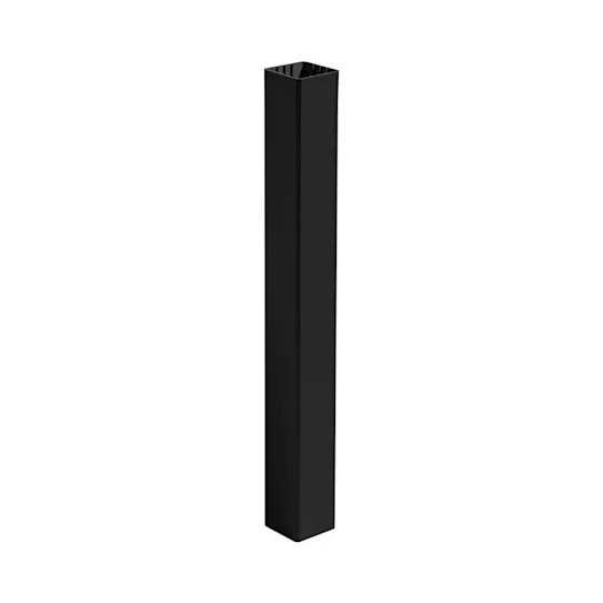 Main 5 - 4.45-in x 4.45-in x 40-in Post Sleeve-Fits over a 4x4 pressure treated post-Charcoal Black - Arlington Coal & Lumber