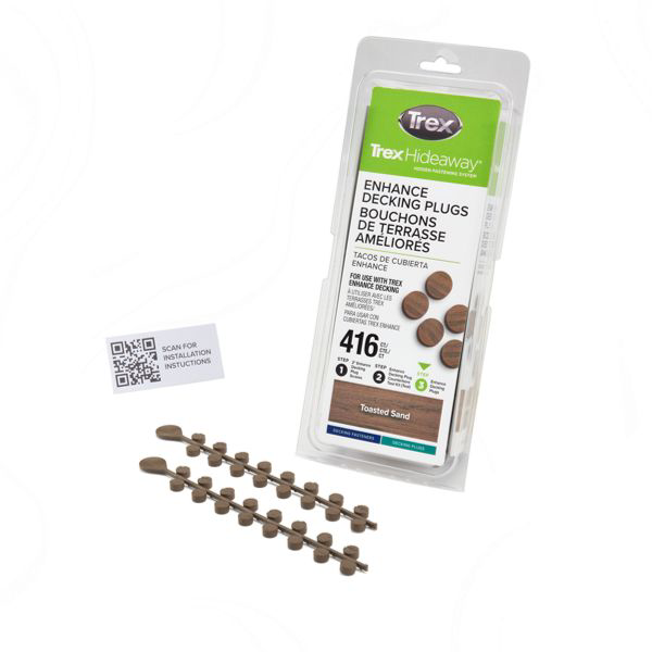 Trex Enhance® Decking Plugs Toasted Sand - 416 count/pack - Arlington Coal & Lumber