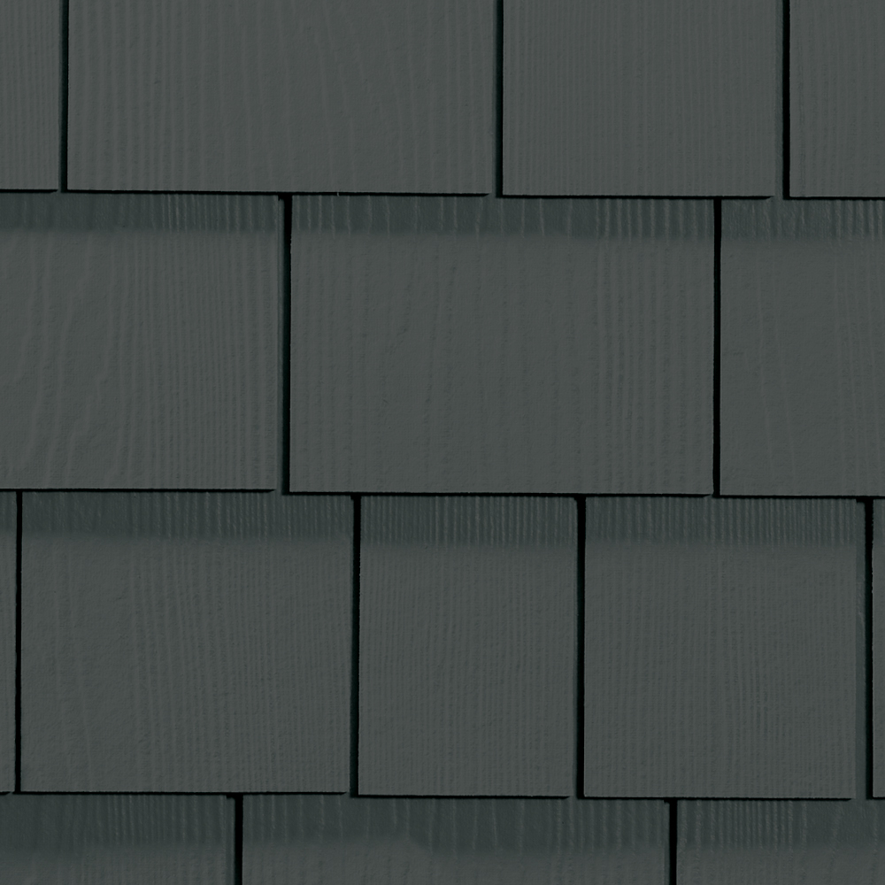 HARDIE SHINGLE HZ5 15.25 IN. X 48 IN. STATEMENT COLLECTION IRON GRAY STRAIGHT EDGE FIBER CEMENT SIDING - Arlington Coal & Lumber