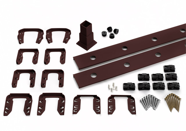 Main 4 - 6-ft Transcend Accessory Infill Kit for Round  Aluminum Balusters-Stair-Vintage Lantern - Arlington Coal & Lumber